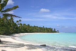 Paisaje costero de las Islas Cook
