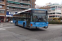 Autobús de la EMT en Ciudad Lineal