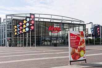 Pista de BMX en el interior del Ahoy Rotterdam