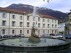 Palacio de gobierno del Cantón del Tesino en Bellinzona