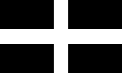 Bandera y datos generales del pueblo córnico