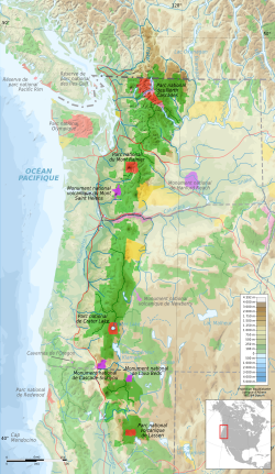 Áreas protegidas de la Cordillera de las Cascadas