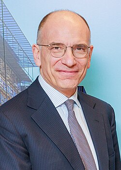 Fotografía institucional de Enrico Letta
