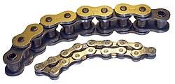 Cadenas de eslabones planos enlazados mediante pernos