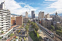Vista urbana del Valle de Aburrá y Medellín