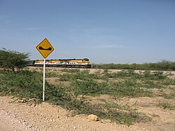 Tren de carga del complejo carbonífero