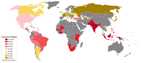 Representación gráfica complementaria sobre la demografía de la irreligión.
