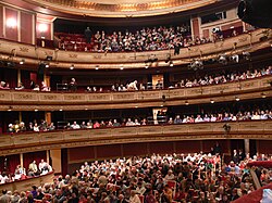 Interior del Teatro de la Zarzuela de Madrid