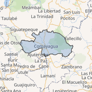 Plano cartográfico de la zona