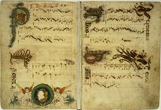 Partitura y representación histórica de la canción Palle, palle