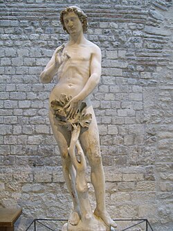 Adam, hacia 1260, proveniente de la catedral de Notre-Dame de París.