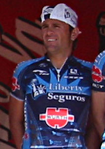 Retrato del ciclista David Etxebarria