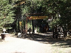 Entrada al parque nacional Los Arrayanes