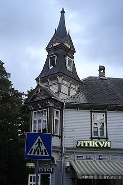 Arquitectura tradicional en Jūrmala