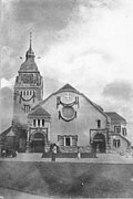 Fotografía histórica de la Iglesia Nueva en la época colonial