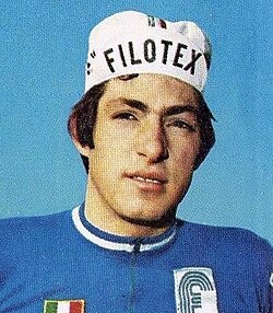 Francesco Moser en su etapa como deportista profesional