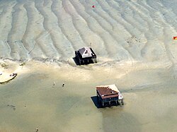 Cabañas tchanquées en la Bahía de Arcachón