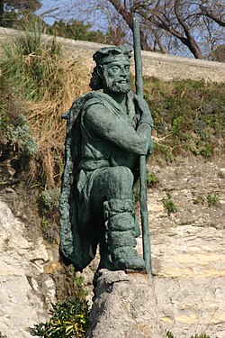 Monumento al cántabro en Santander