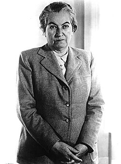 Fotografía de Gabriela Mistral