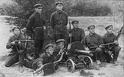 Soldados del Ejército Rojo a comienzos de los años 30