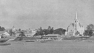 Vista histórica de Dar es-Salam en 1930