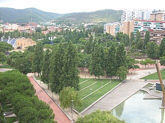 Vista general del Parque Central de Nou Barris