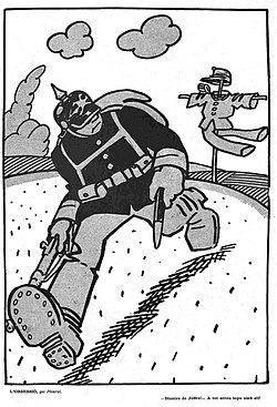 Viñeta satírica de 1915 sobre Joffre