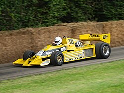Renault RS01 en exhibición o competición histórica