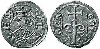 Moneda de Pedro II de Aragón