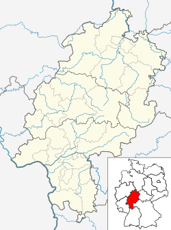 Weiterstadt ubicada en Hesse