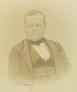 Fotografía de Camillo Benso, conde de Cavour fechada en 1858