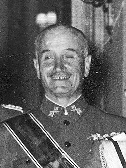 Fotografía histórica de Gonzalo Queipo de Llano en Berlín en 1939.