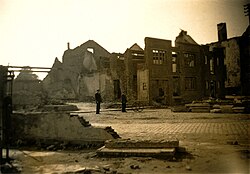Destrucción tras el bombardeo de 1940