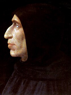 Retrato histórico de Girolamo Savonarola realizado por Fray Bartolomeo