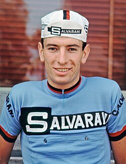 Fotografía de perfil de Felice Gimondi