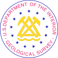Logotipo oficial del Servicio Geológico de los Estados Unidos