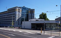 Sede central de ACNUR ubicada en Ginebra, Suiza