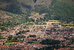 Vista general de un sector de Villa de Leyva
