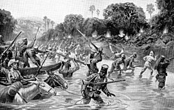 Tropas alemanas en Ngomano en 1917