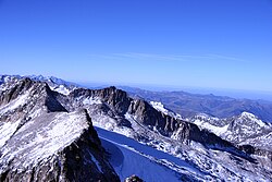 Glaciar del Aneto en los Pirineos