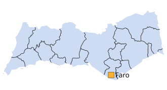 Mapa y datos generales del Algarve