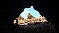Interior de la Cueva Pali Aike