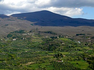 Detalle paisajístico de los alrededores del Monte Amiata