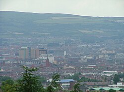 Vista panorámica de la ciudad de Belfast