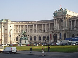 Fachada o interior histórico relacionado con la Biblioteca Nacional de Austria