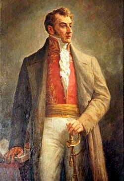 Acuarela de Antonio Nariño por Ricardo Acevedo Bernal