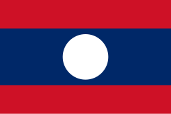 Bandera de Laos y datos generales de su delegación en Londres 2012