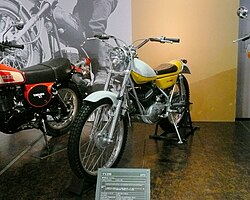Yamaha TY 250 utilizada por Christian Rayer en el Enduropale de 1973