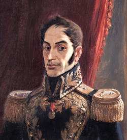 Simón Bolívar, criollo hijo de padres de origen español en Venezuela
