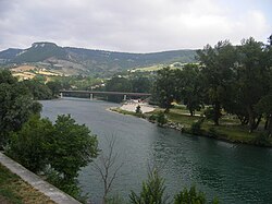 Vista del río Tarn a su paso por Millau